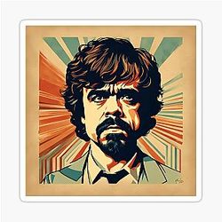 Peter Dinklage Portrait Sticker