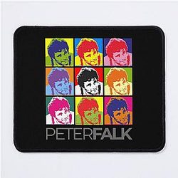 Men Women Peter Falk Portrait Novelty Gift Mouse Pad
