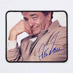 Peter Falk Signed Mouse Pad