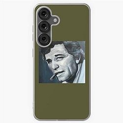 Portrait of Columbo by Peter Falk Original Painting Samsung Galaxy Soft Case