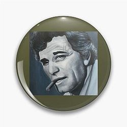 Portrait of Columbo Painting by Peter Falk Original