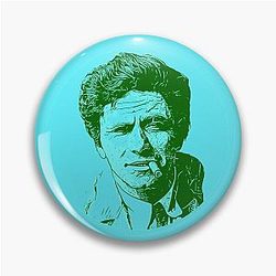 Columbo Shirt Just One More Thing Peter Falk Funny Detective Nostalgia Pin