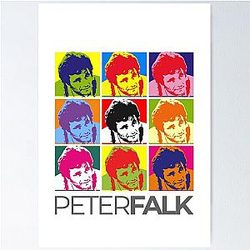 Peter Falk pop-art portrait