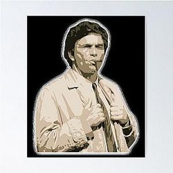 Bright Detective Modest Peter Falk Poster