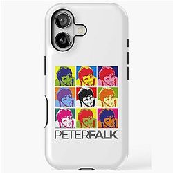 Peter Falk pop art portrait poster iPhone tough case