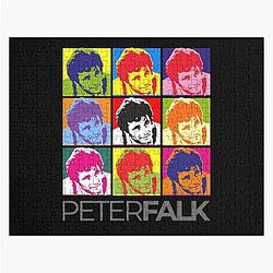 Men Women Peter Falk Portrait Poster Cute Graphic Gift Puzzle