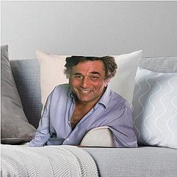 Peter Falk Throw Pillow