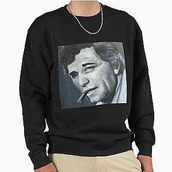 Portrait of Columbo by Peter Falk Original Pullover Sweatshirt