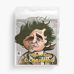 Peter Falk as Columbo Duvet Cover