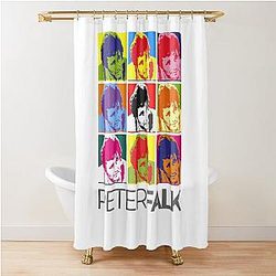 Peter Falk Pop Art Portrait Shower Curtain