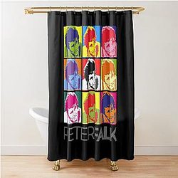 Bright Detective Modest Style Old Car Men Women Peter Falk Portrait Shower Curtain