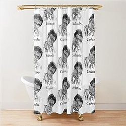 Peter Falk plays Columbo Shower Curtain