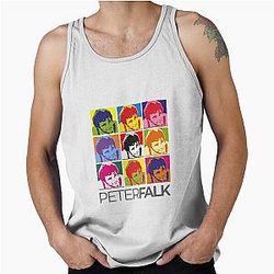 Peter Falk Pop Art Portrait Tank Top