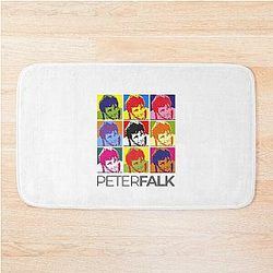 Peter Falk Pop Art Portrait Bath Mat