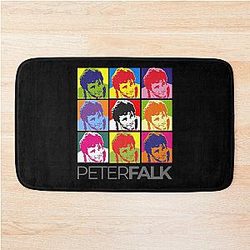 Men Women Peter Falk Portrait Poster Gift Bath Mat