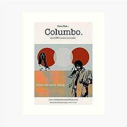 Columbo Poster starring Peter Falk Print