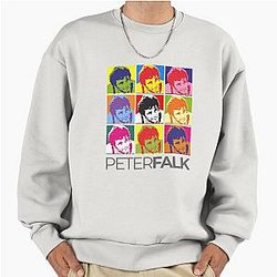 Peter Falk pop art portrait poster Oversized Sweatshirt