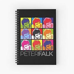 Men Women Portrait Poster Cute Graphic Gift Spiral Notebook