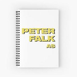 PETER FALK COLUMBO Spiral Notebook