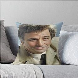 Peter Falk Throw Pillow