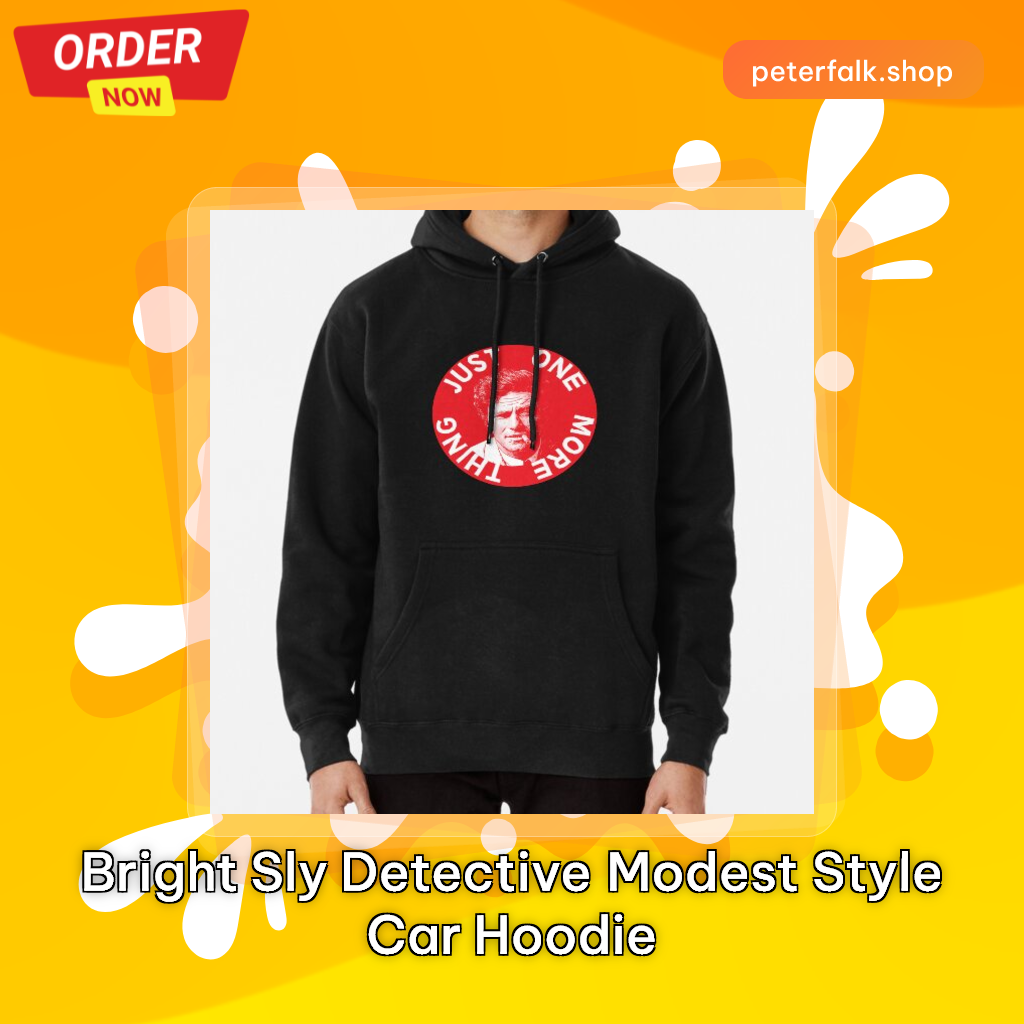 Bright Sly Detective Modest Style Car Hoodie
