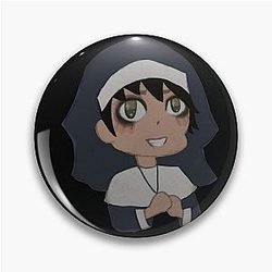Pete Wentz Nun Chibi Pin