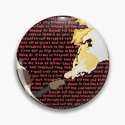 Pete Wentz Flamethrower Bass Pin