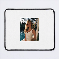 Glamorous Diva Peyton List Mouse Pads