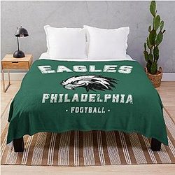 Philadelphia Eagles Football Throw Blanket