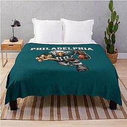 Philadelphia Football Throw Blanket