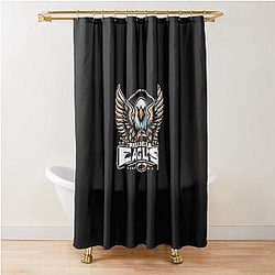 Graphic Philadelphia Football Eagles Fan Shower Curtain