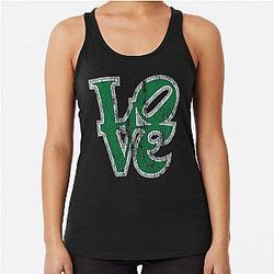 Philadelphia Eagles Park Throwback Kelly Green Style Logo Football Philly Champs Tank Top
