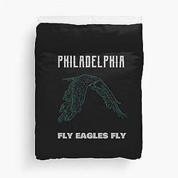 Fly Eagles Philadelphia Football Duvet Cover