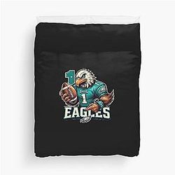Graphic Philadelphia Eagles Fan Duvet Cover