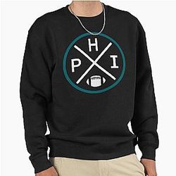 Retro Philadelphia Football Vintage PHI Pullover Sweatshirt