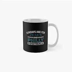 Funny Philadelphia Pro Football - Sundays are for Jesus and the Philly Classic Mug