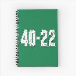 Philadelphia Eagles 40-22 vintage 2 Spiral Notebook