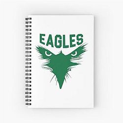Philadelphia Eagles Vintage Football Fans Spiral Notebook