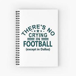 Funny Philadelphia Pro Football Spiral Notebook