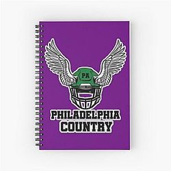 Philadelphia Country Shirt Spiral Notebook
