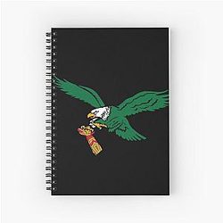 Vintage Philadelphia Eagles Helmet Notebook