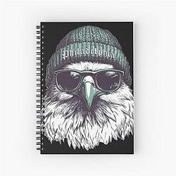 Graphic Philadelphia Eagles Football Spiral Notebook