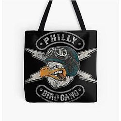 Vintage Philadelphia Eagles Helmet Design Tote Bag