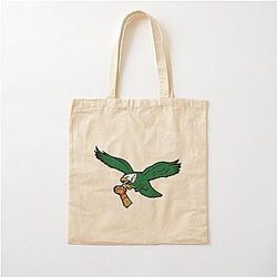 Vintage Philadelphia Eagles Helmet Cotton Tote Bag
