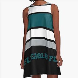 Eagles Fly Philadelphia A-Line Dress