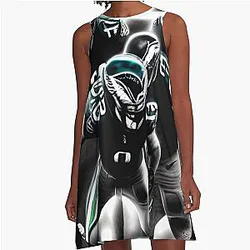 philadelphia eagles team inspired design by a line dress