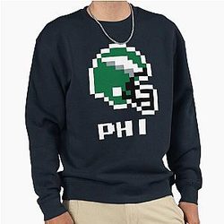Philadelphia Eagles Tecmo Super Bowl Football Helmet Pullover Sweatshirt