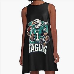 Art Philadelphia Eagles A Line Dress
