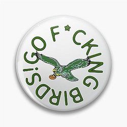 Go Birds Philadelphia Eagles Pin