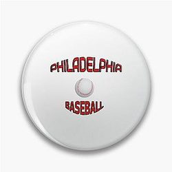 Philadelphia Vintage Baseball Retro Design Pin
